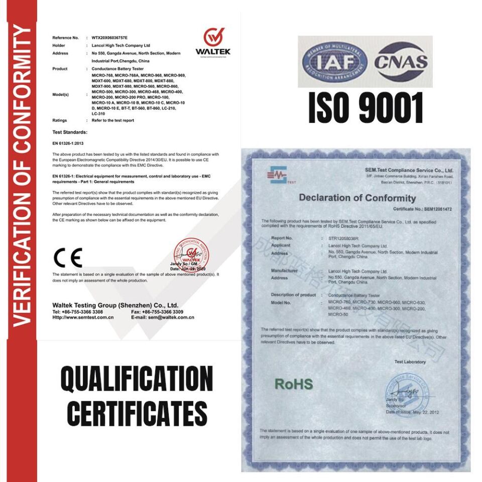 Lancol Akü Test ve Sarj Cihazi 12V/3A CAT-200