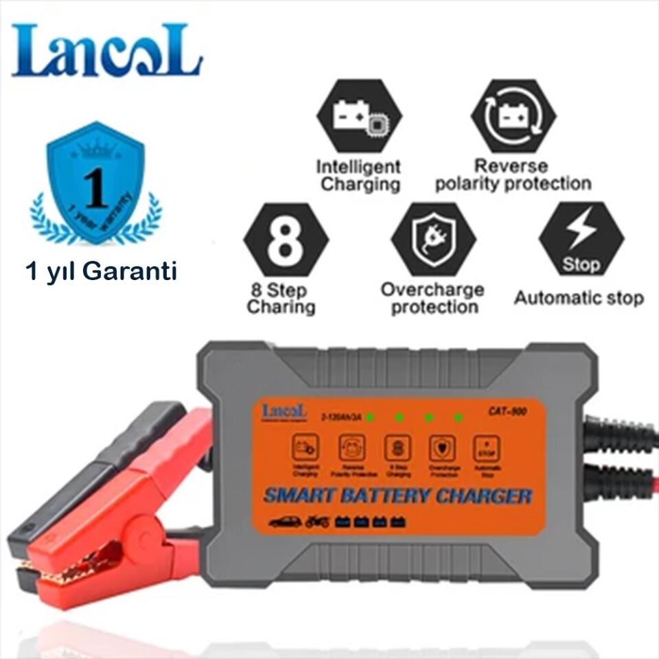 Lancol Akü Test ve Sarj Cihazi 12V/3A CAT-200