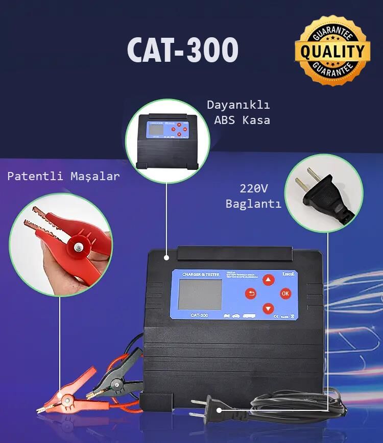 Lancol Akü Test ve Sarj Cihazi 12V/15A CAT-300
