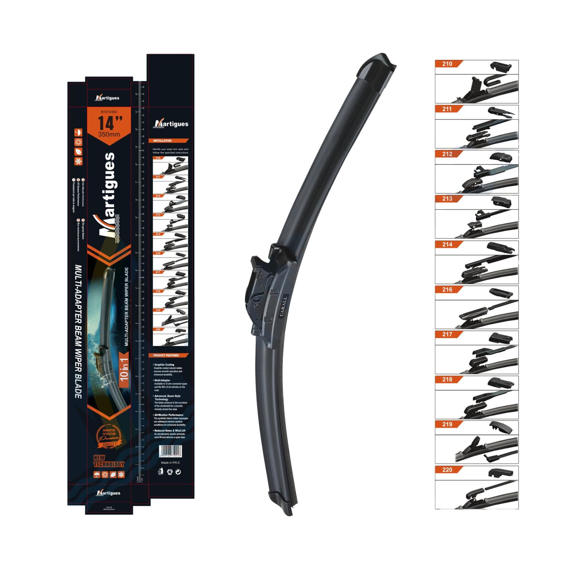 Martigues Silecek Muz 10 Aparatli 350Mm 14 Inc