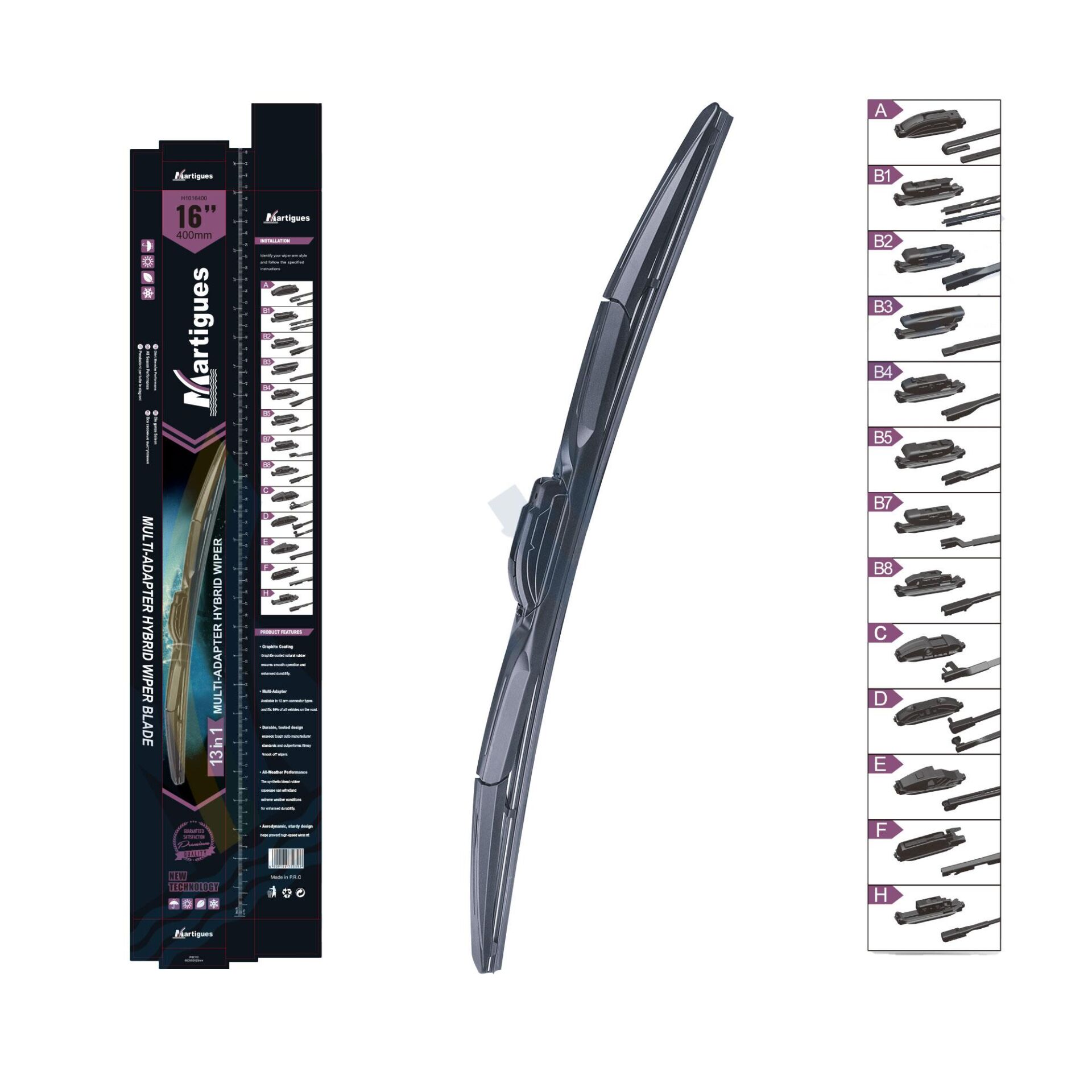 Martigues Silecek Hibrit 11 Aparatli 400Mm 16 Inc