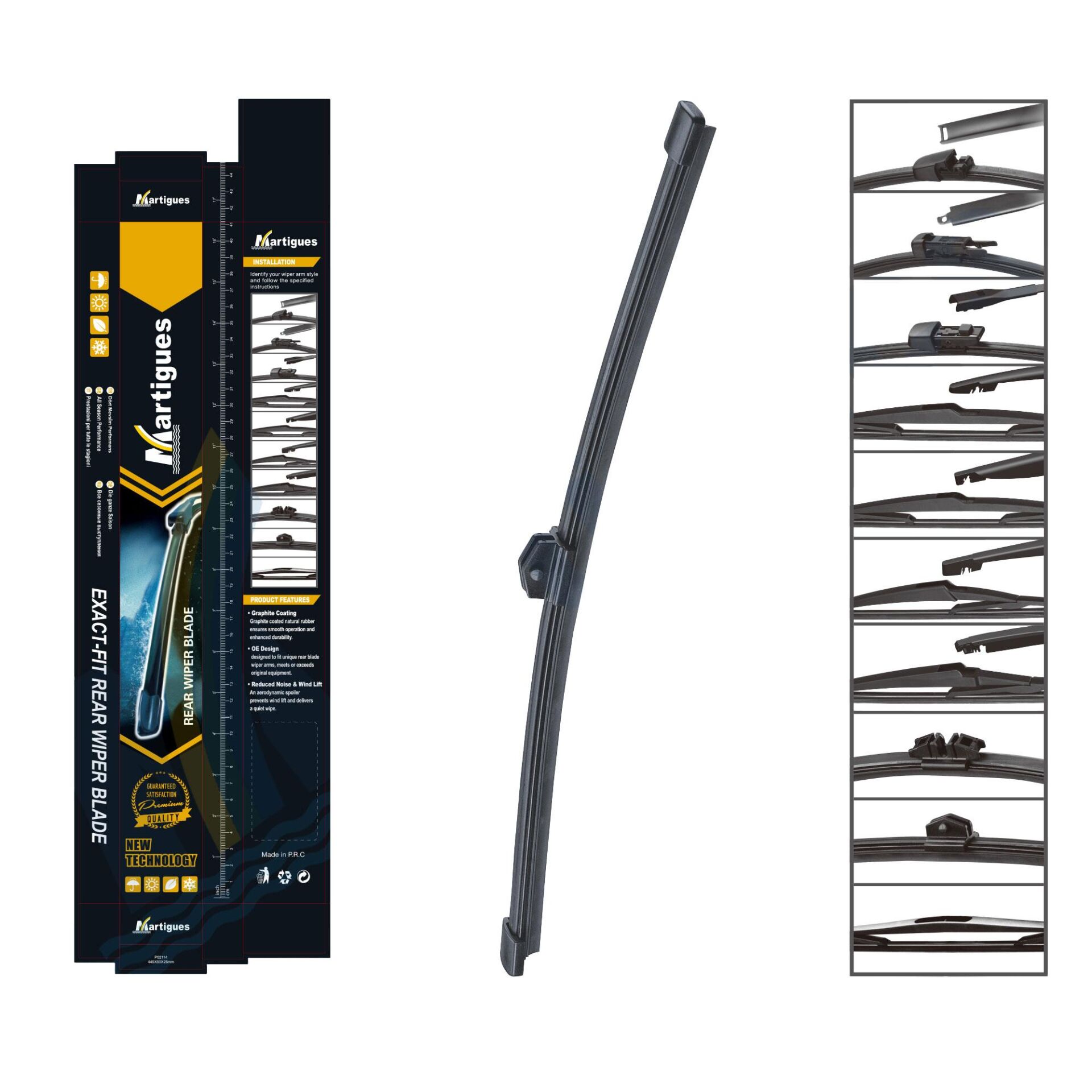 Martigues Silecek Arka Muz Audi A1 A4 Touareg 380 Mm