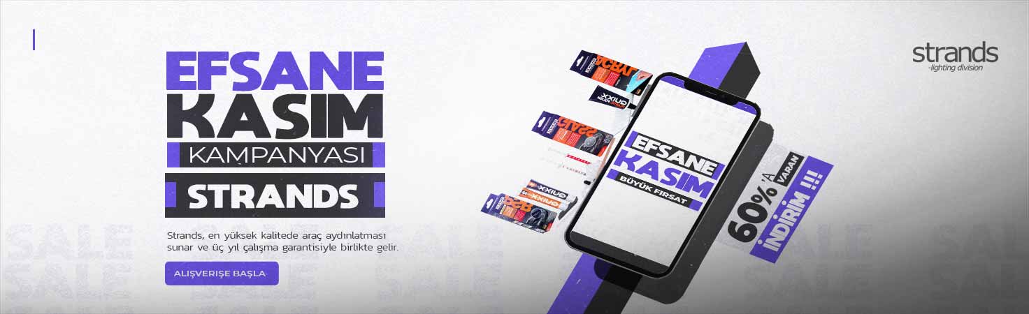 strands,sis farı,led bar,tepe lambası,çalışma lambası
